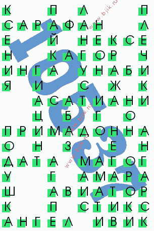 сканворд 10537