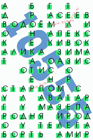 сканворд 10555