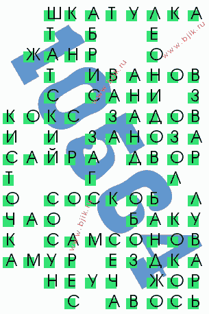 сканворд 10564