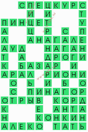 сканворд 10574