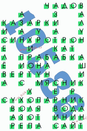 сканворд 10586