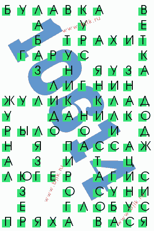 сканворд 10614