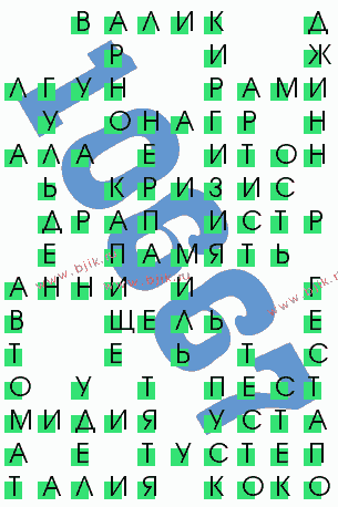 сканворд 10667