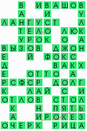 сканворд 10682