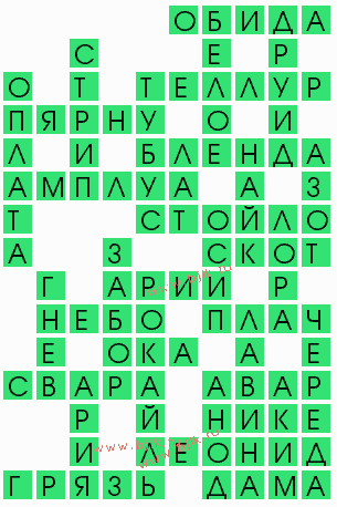 сканворд 10708