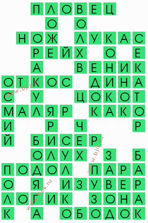 сканворд 10710