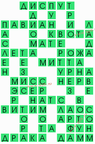 сканворд 10713