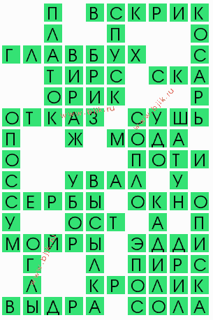 сканворд 10717