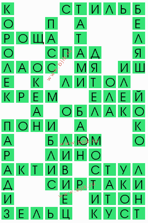 сканворд 10794