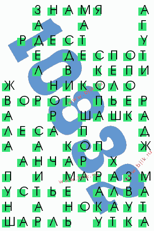 сканворд 10832