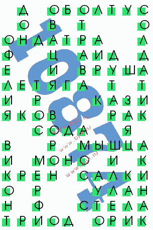 сканворд 10874