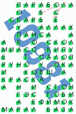 сканворд 10981