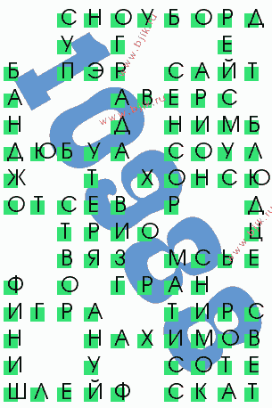 сканворд 10988