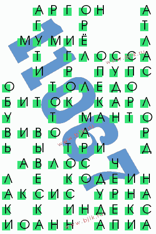 сканворд 11067