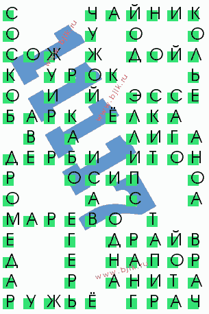 сканворд 11117