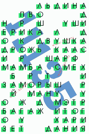 сканворд 11135