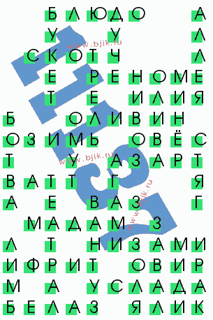 сканворд 11137