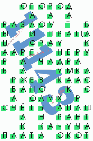 сканворд 11143