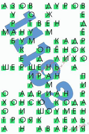 сканворд 11192