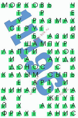 сканворд 11196