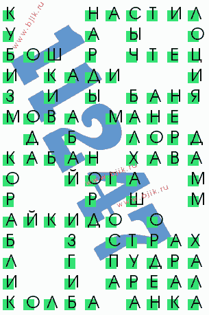 сканворд 11247