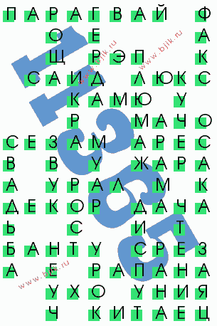 сканворд 11365
