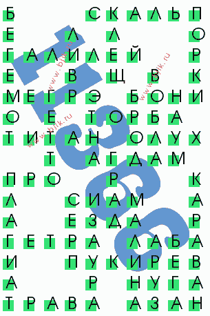 сканворд 11366
