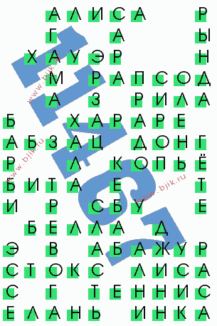 сканворд 11467