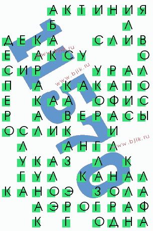 сканворд 11570
