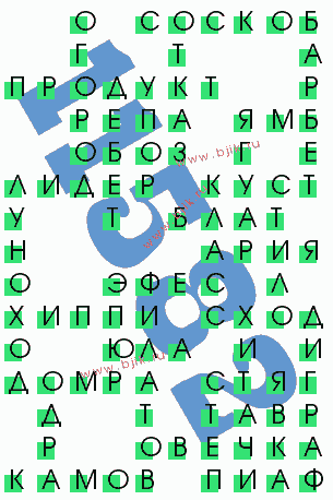 сканворд 11582