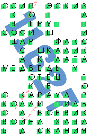 сканворд 11627