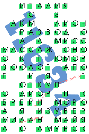 сканворд 11634