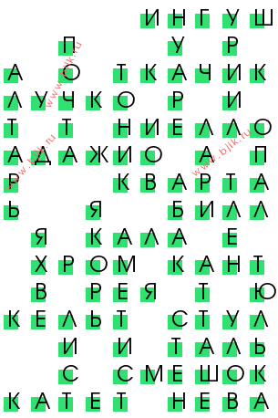 сканворд 11678