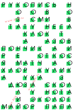 сканворд 11681