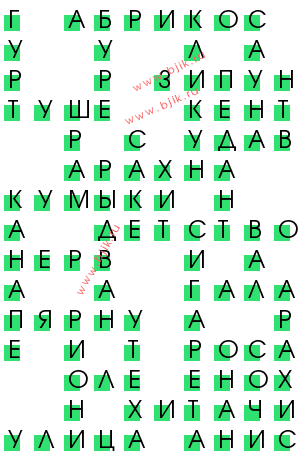 сканворд 11698