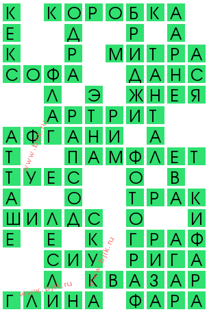 сканворд 11733
