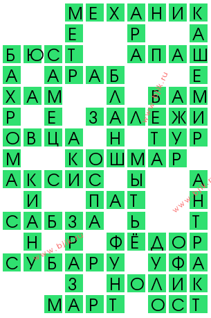 сканворд 11744