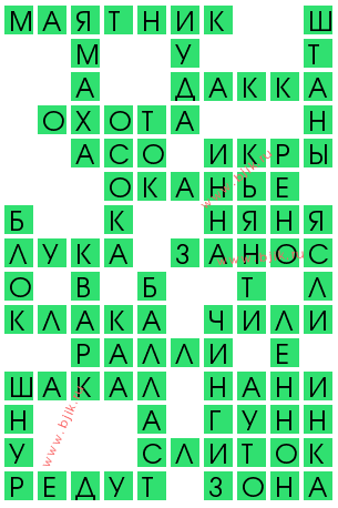 сканворд 11745