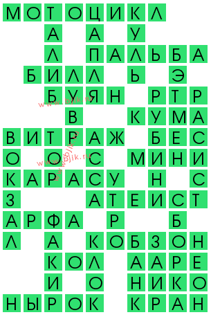 сканворд 11754