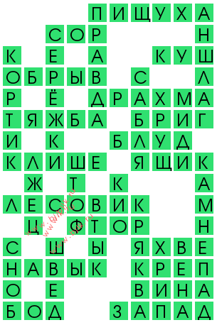 сканворд 11830