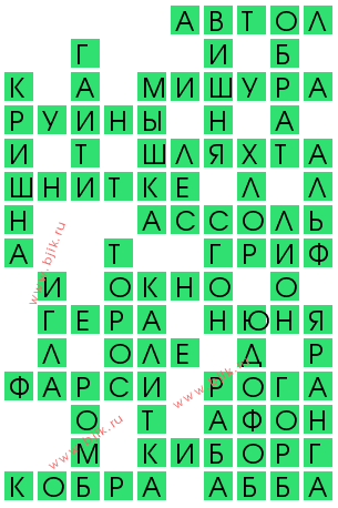сканворд 11843