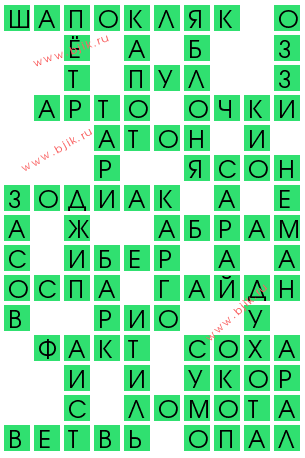 сканворд 11846