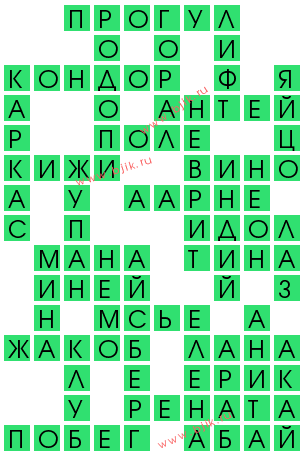 сканворд 11848