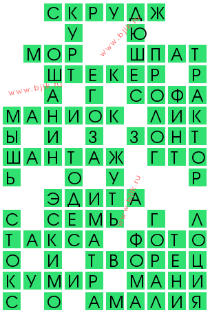 сканворд 11869