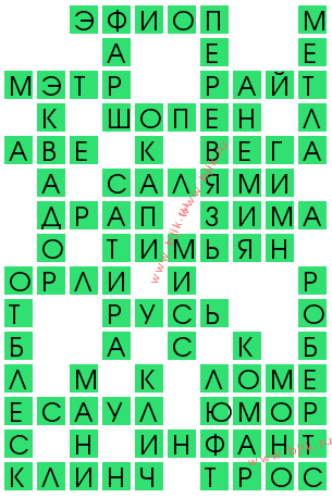 сканворд 11907