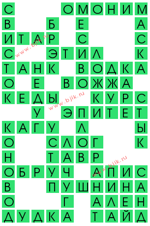 сканворд 11959