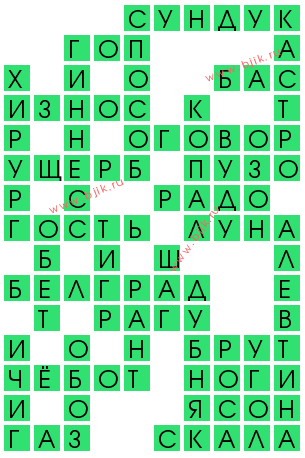 сканворд 11960