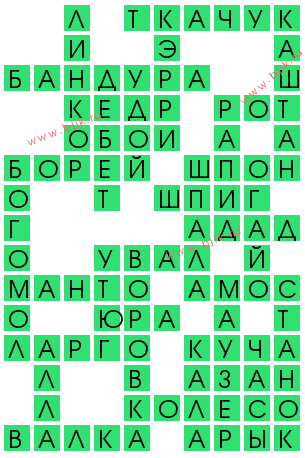 сканворд 11982