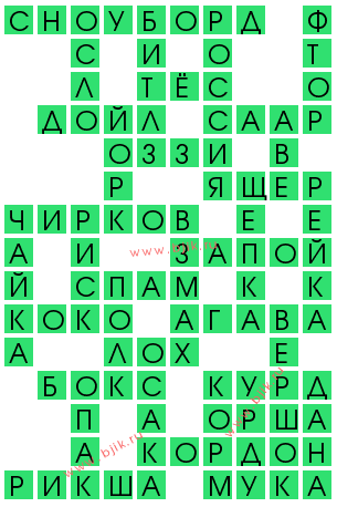 сканворд 12116