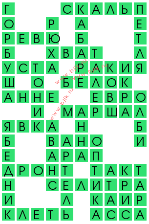 сканворд 12134
